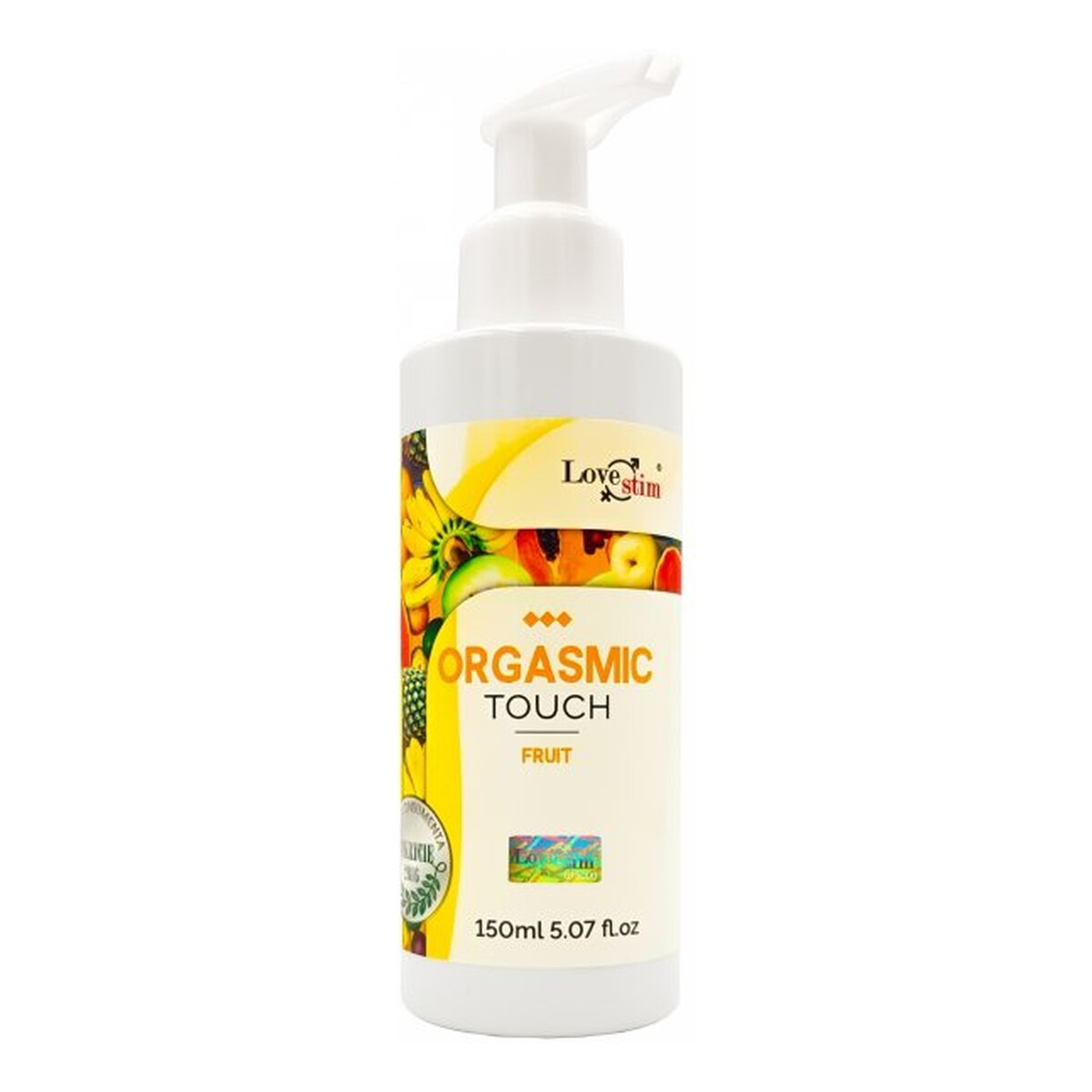 Love Stim Orgasmic Touch aromatyzowany Olejek intymny fruit 150ml
