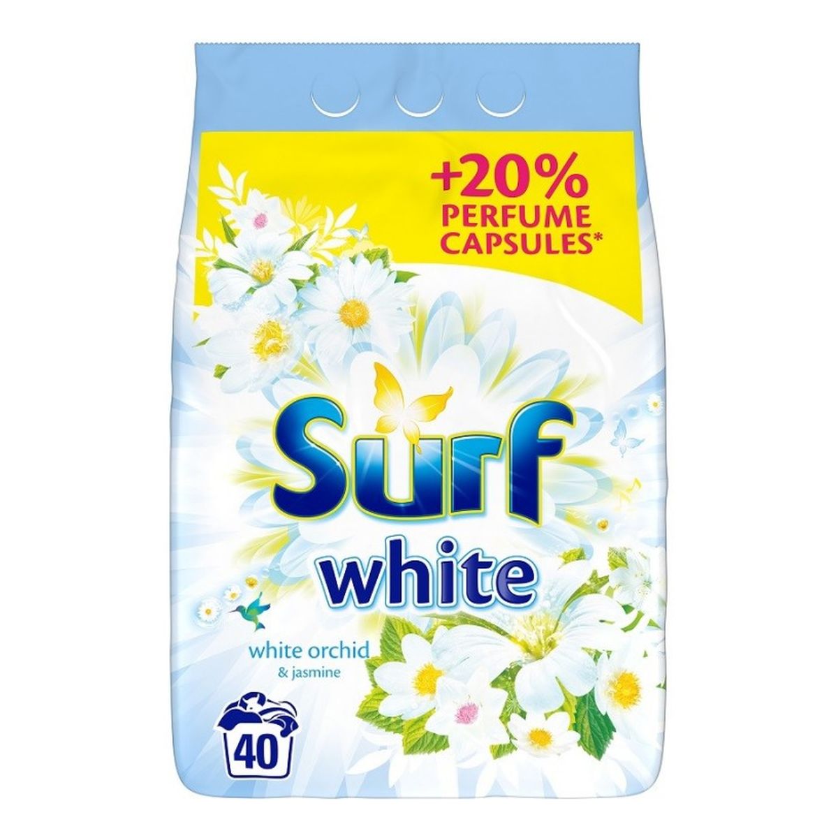 Surf White proszek do prania do bieli Orchid & Jasmine 2600g