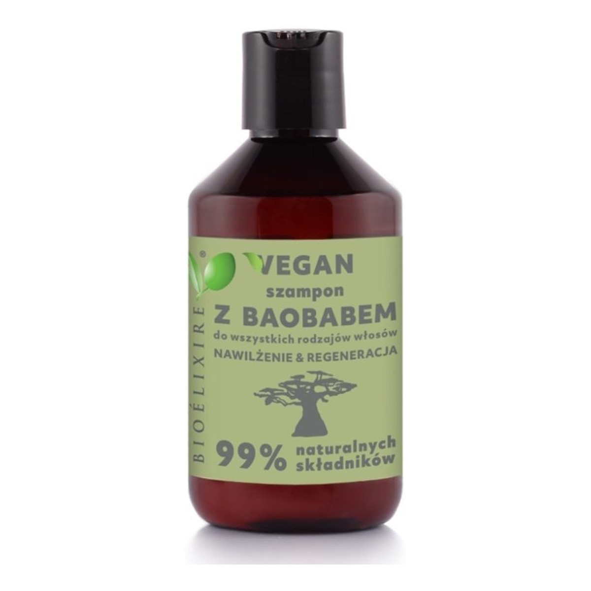 Bioelixire Baobab Vegan szampon intensywnie nawilżający 300ml