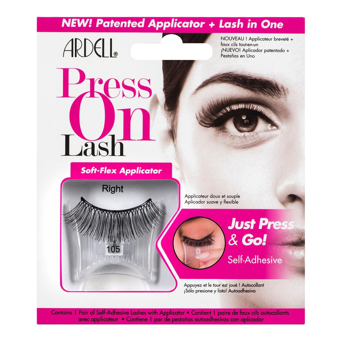 Ardell Press On Lash Sztuczne Rzęsy 105 Black