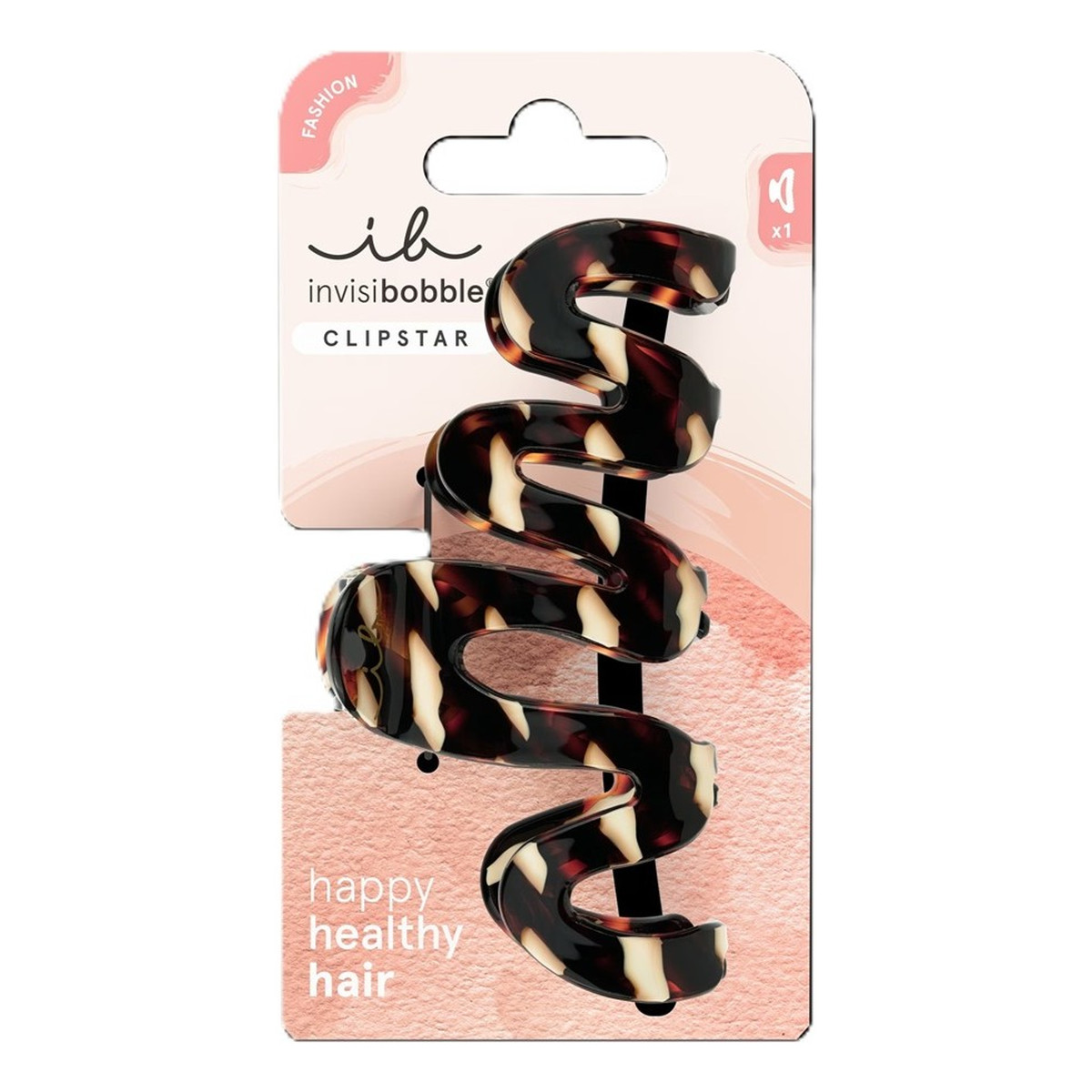 Invisibobble Clipstar Fashion klamra do włosów Cacao Cream L 1szt.