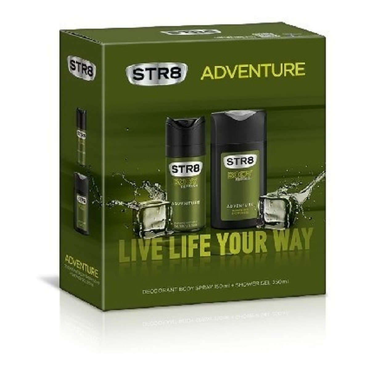 STR8 Adventure Body Refresh Dezodorant Spray+Żel Pod Prysznic 400ml