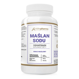 Maślan sodu 585mg kwas masłowy 454.5mg suplement diety 120 kapsułek