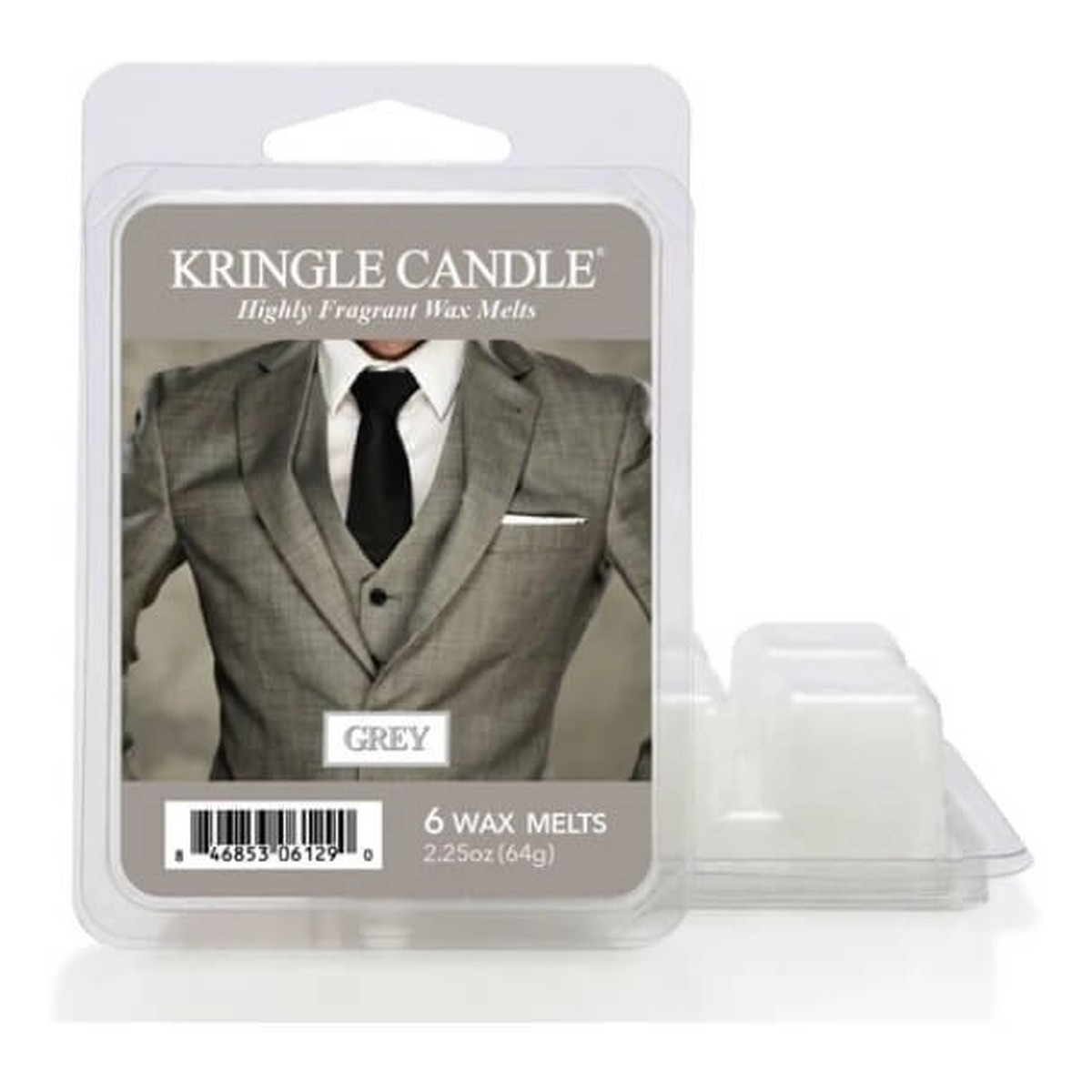Kringle Candle Wax wosk zapachowy Grey 64g