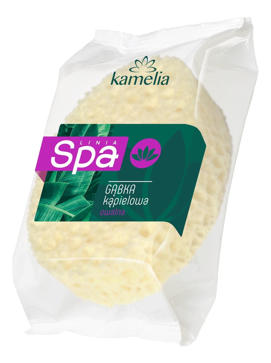 Naturalna gąbka kąpielowa owalna 1 szt.