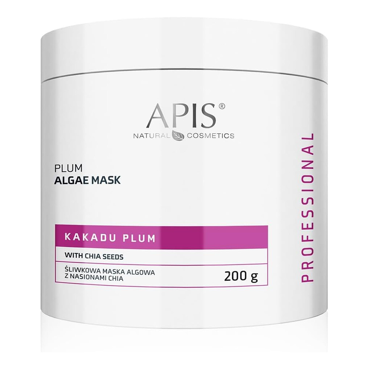 Apis Kakadu Plum śliwkowa maska algowa z nasionami chia 200g
