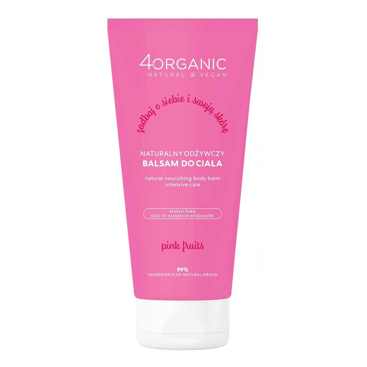 4organic Naturalny odżywczy Balsam do ciała pink fruits 150ml