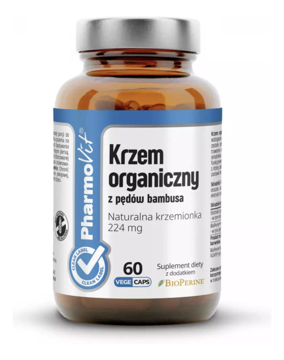 Krzem organiczny suplement diety 60 kapsułek