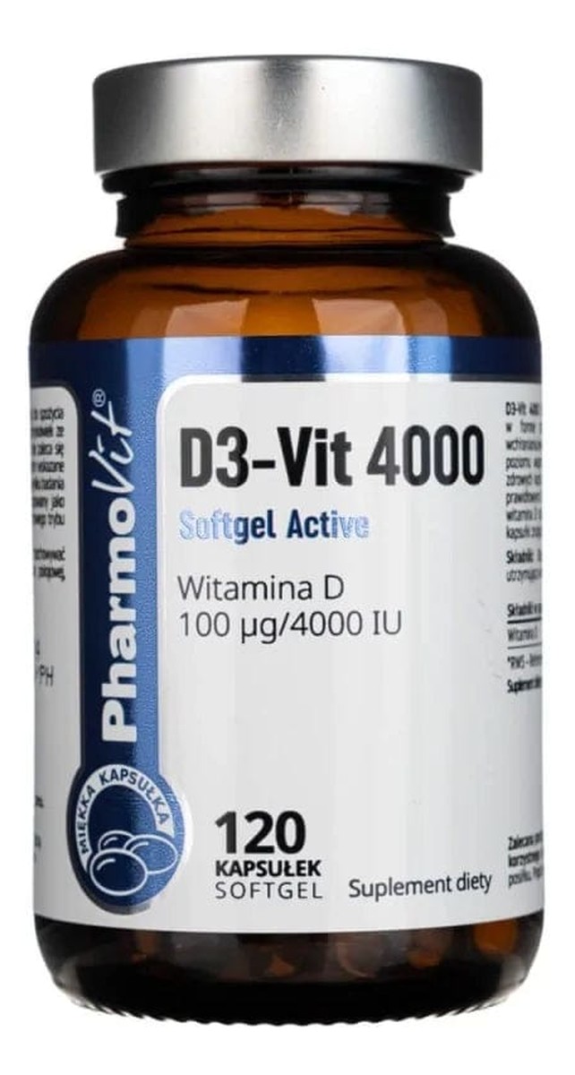 D3-Vit 4000 IU suplement diety 120 kapsułek