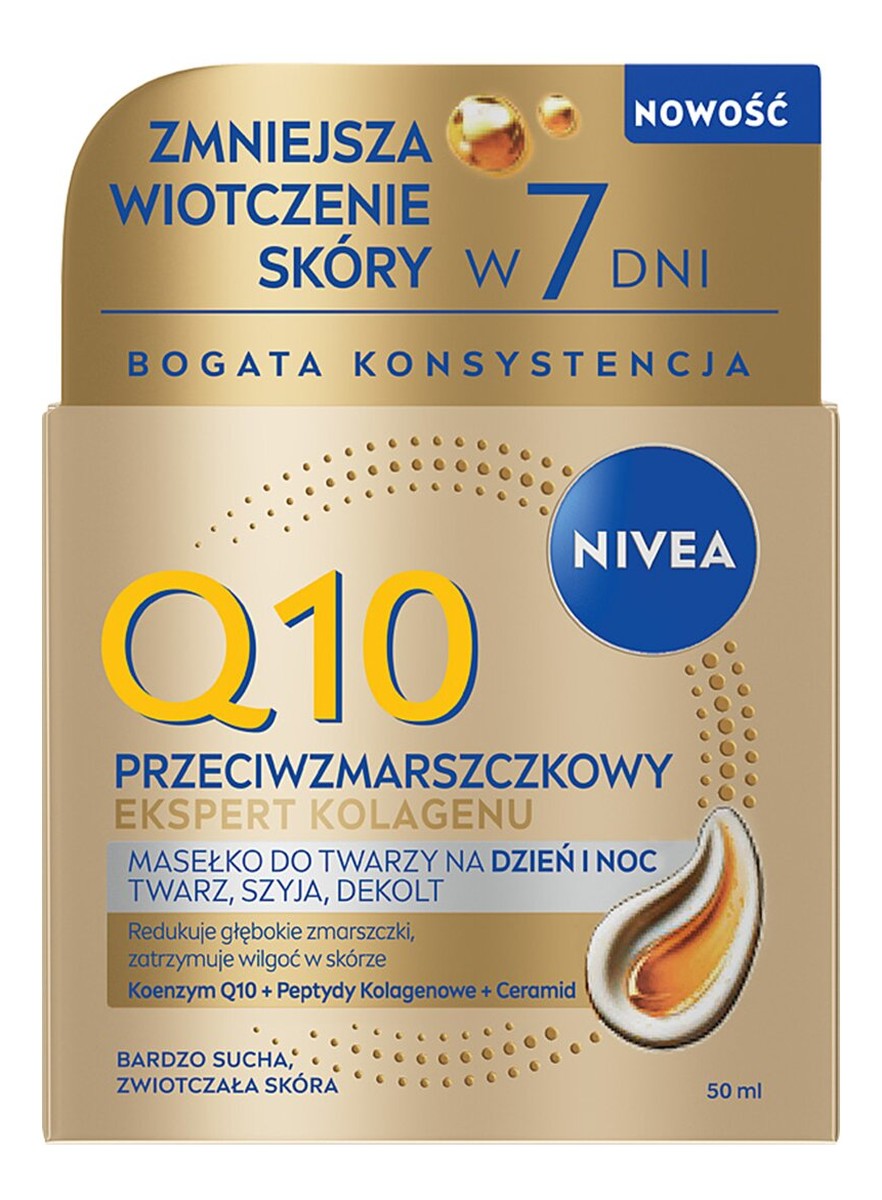 Przeciwzmarszczkowy Ekspert Kolagenu Masełko Do Twarzy Szyi Dekoltu Na Dzień I Noc