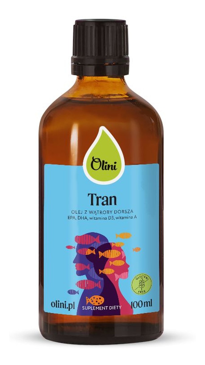 Tran Norweski Omega-3 wit D3 i A EPA DHA na mózg serce wzrok