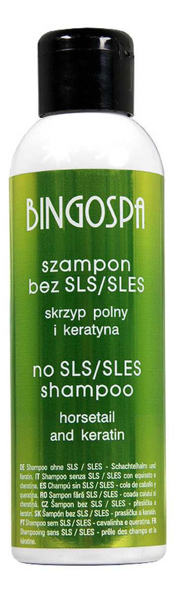 Szampon Do Włosów Bez SLS/SLES Skrzyp Polny I Keratyna