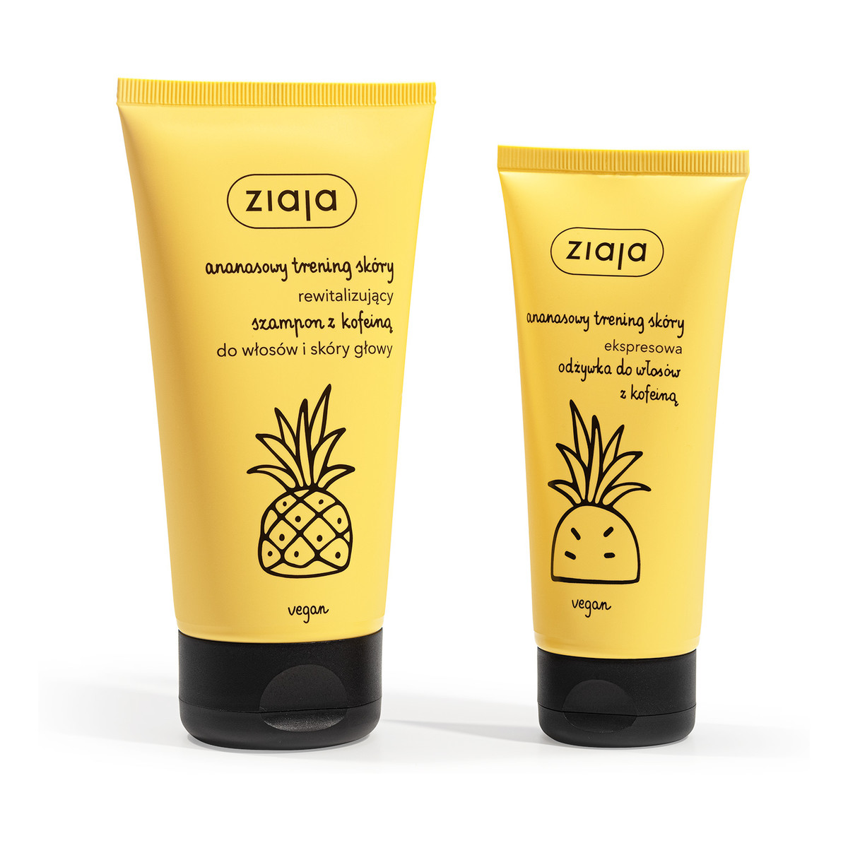 Ziaja Ananasowy trening Ekspresowa odżywka do włosów z kofeiną 50ml