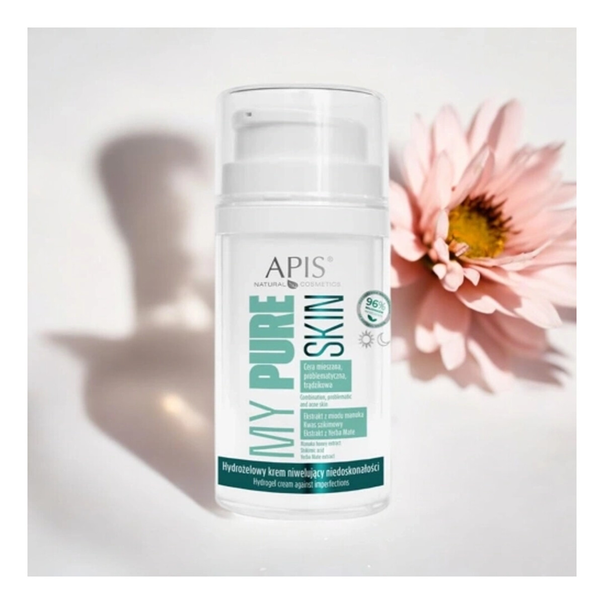 Apis My Pure Skin Hydrożelowy Krem Niwelujący Niedoskonałości 50ml