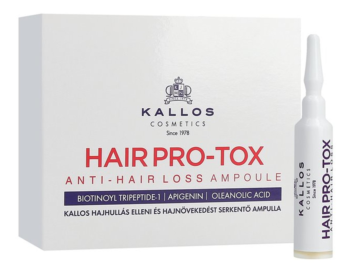 ampułki do włosów przeciw wypadaniu oraz pobudzające wzrost 10x10ml
