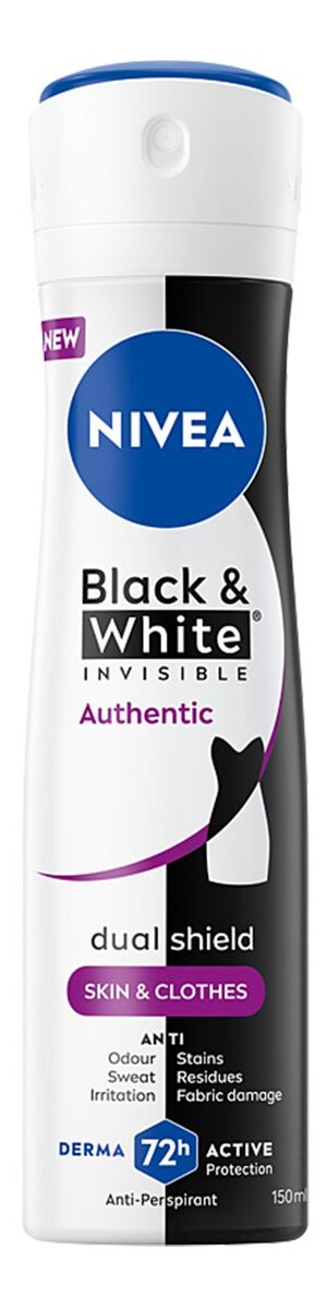 Authentic antyperspirant spray
