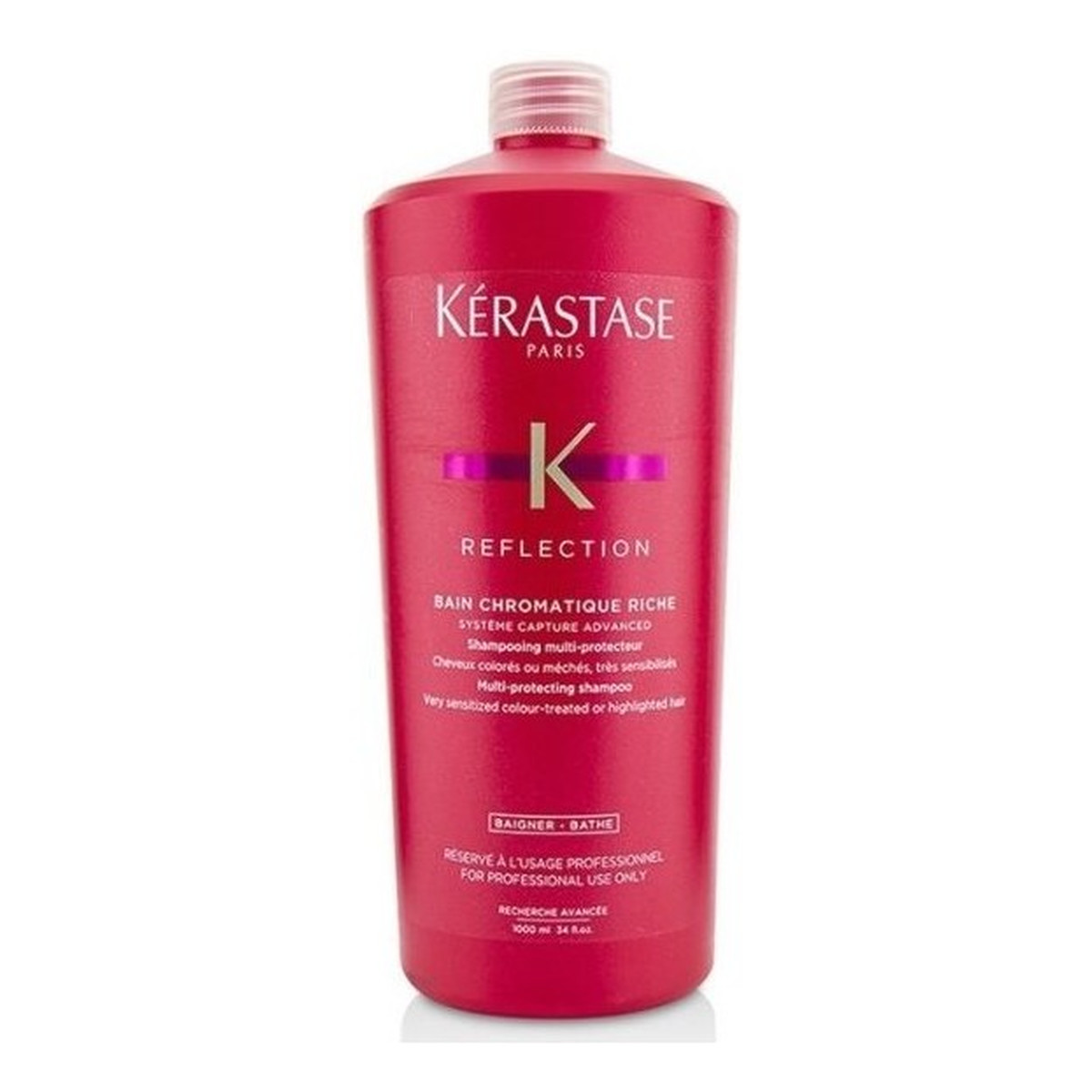 Kerastase Reflection Bain Chromatique Riche Multi-Protecting Shampoo Szampon do włosów farbowanych lub z pasemkami 1000ml