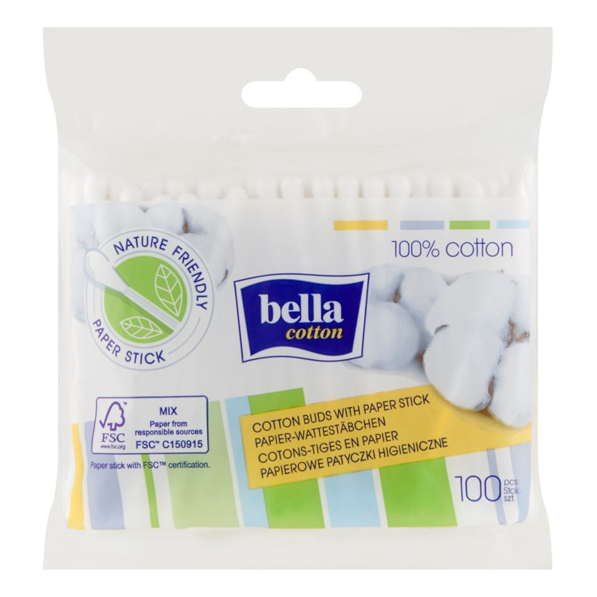 Bella Patyczki Kosmetyczne Zapas Cotton