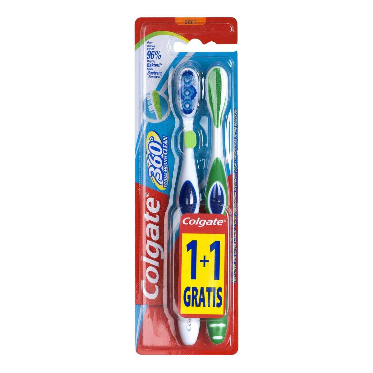 Colgate 360 Actlifex Szczoteczka Do Zębów Soft+1 Gratis