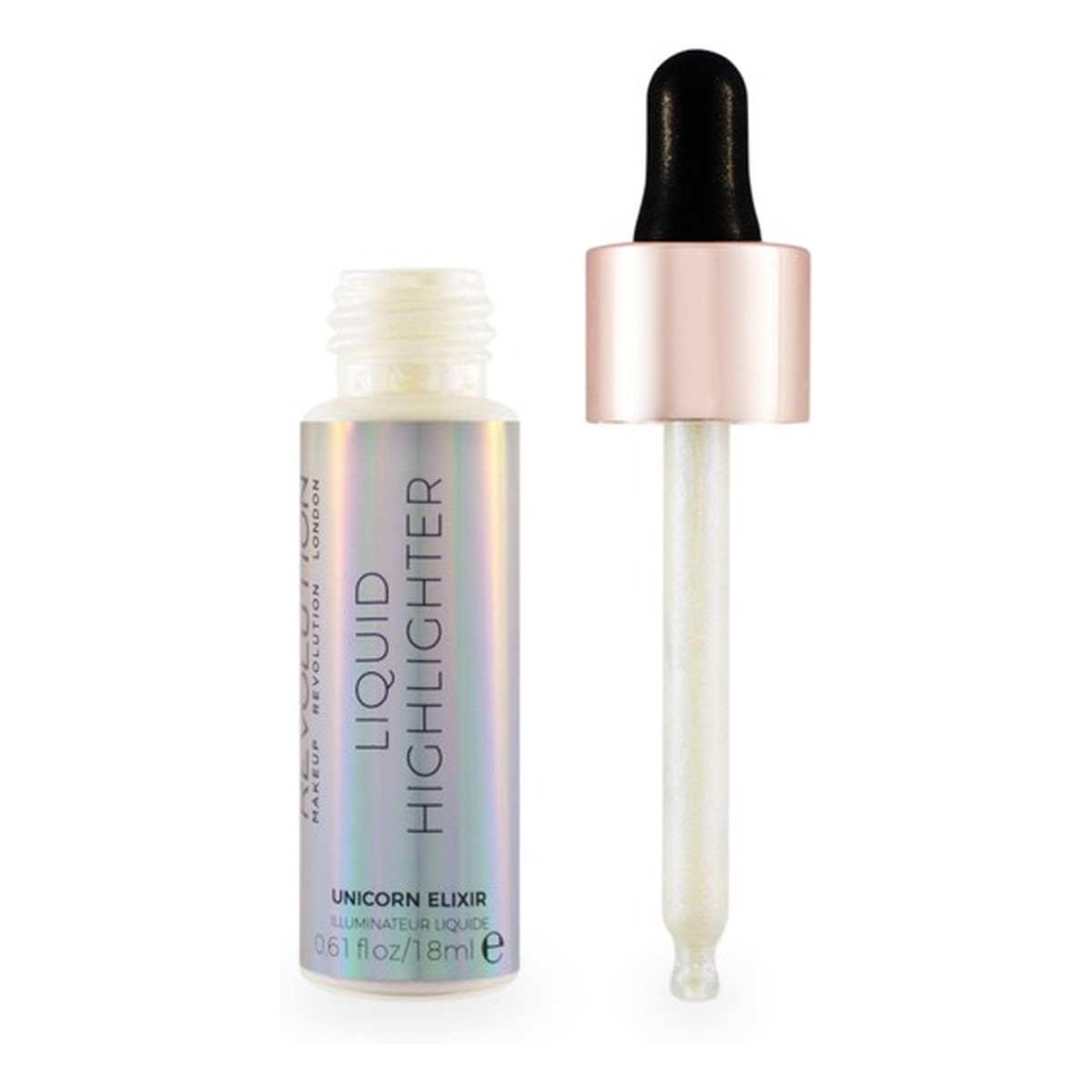 Makeup Revolution Liquid Highlighter Rozświetlacz w płynie 18ml