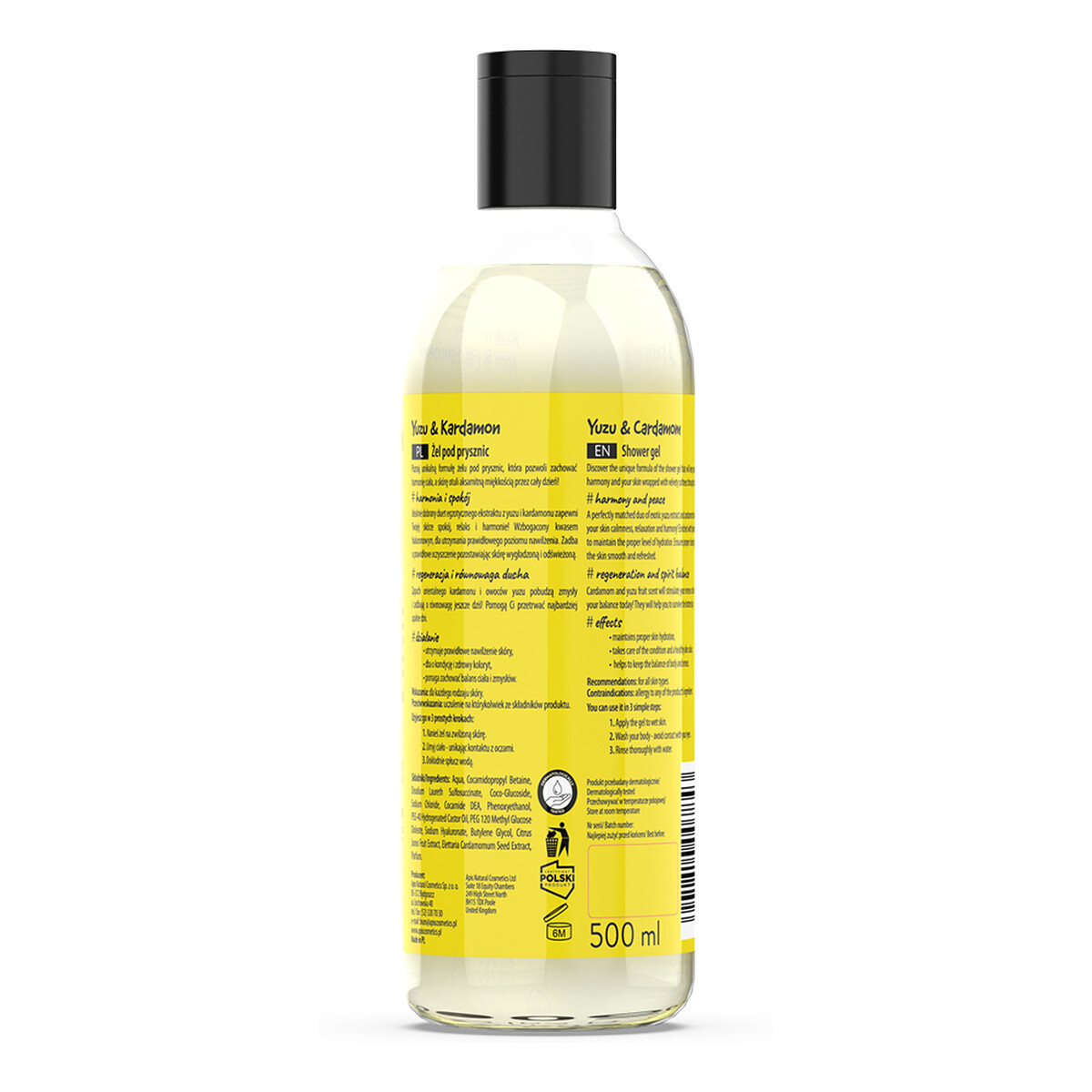 Apis Harmony Shot Żel pod prysznic yuzu i kardamon 500ml