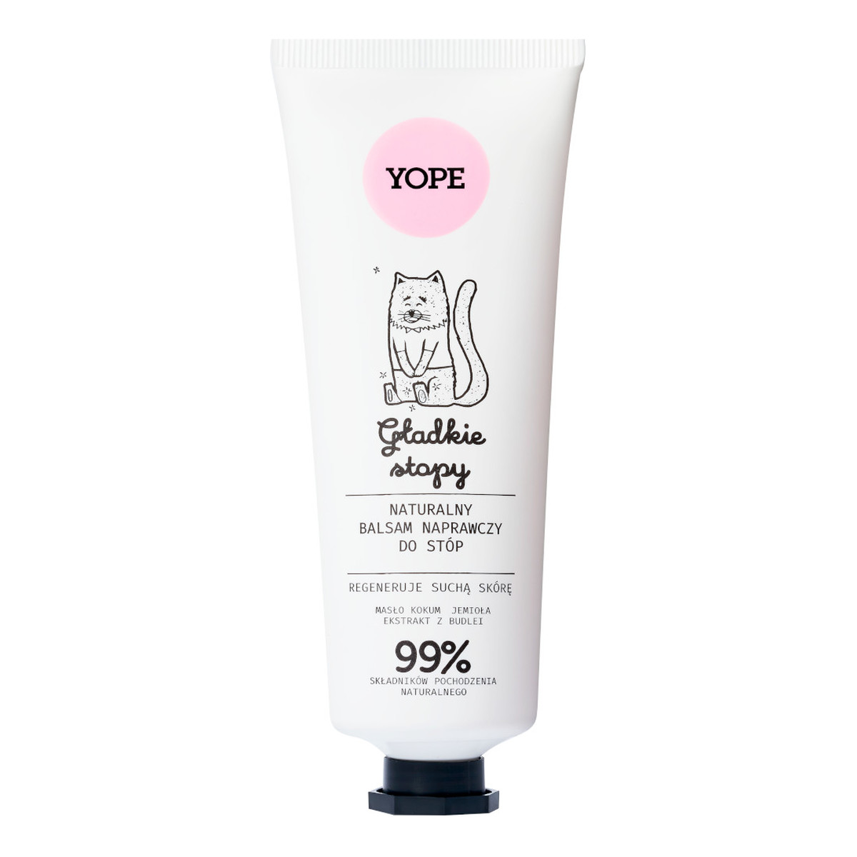 Yope Naturalny Balsam naprawczy do stóp gładkie stopy 75ml
