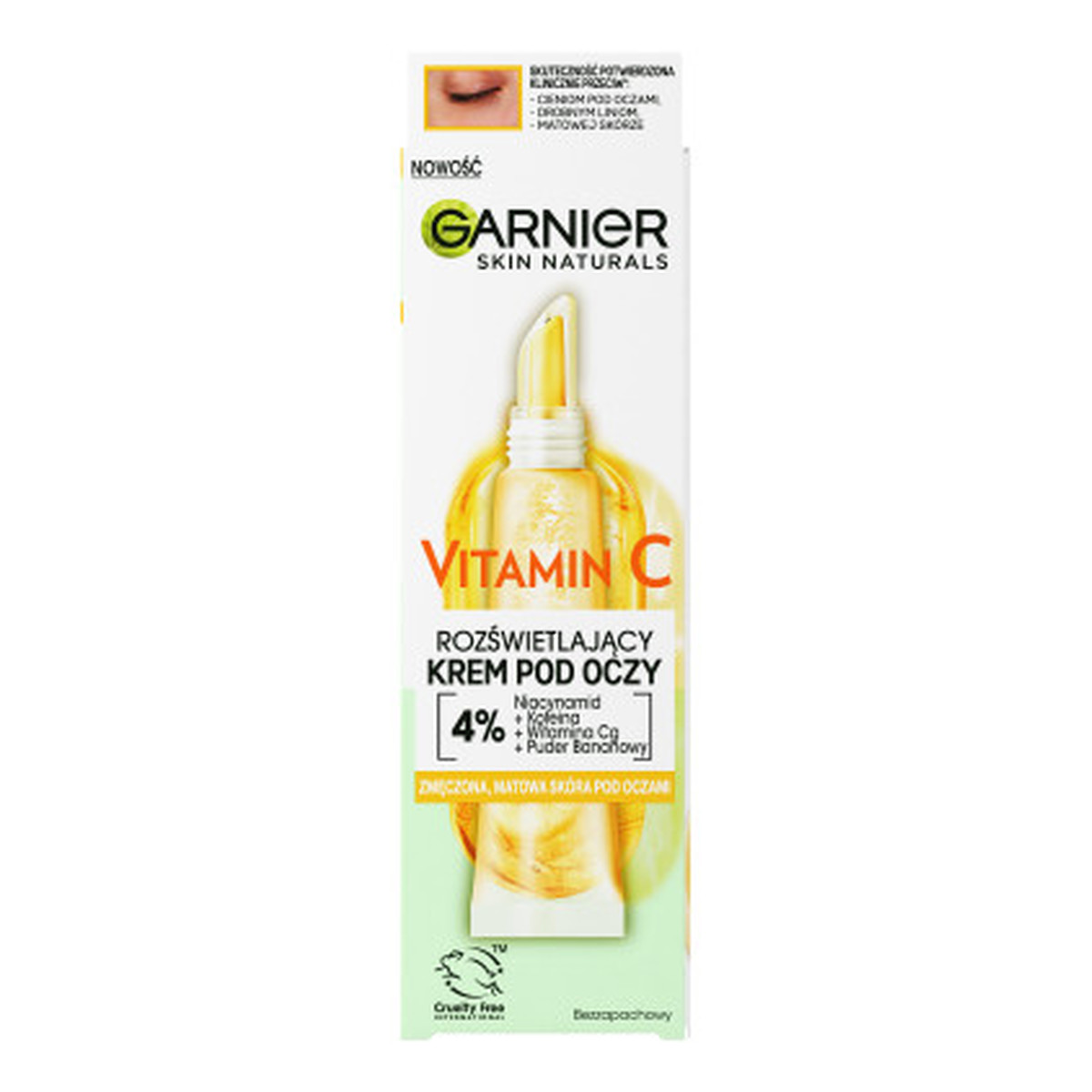 Garnier Skin Naturals Vitamin C rozświetlający Krem pod oczy 15ml