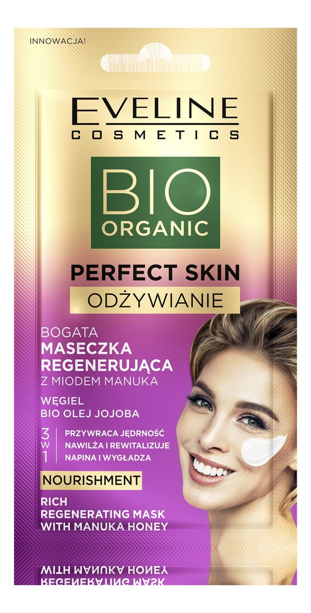 Perfect Skin Bogata Maseczka regenerująca z miodem manuka