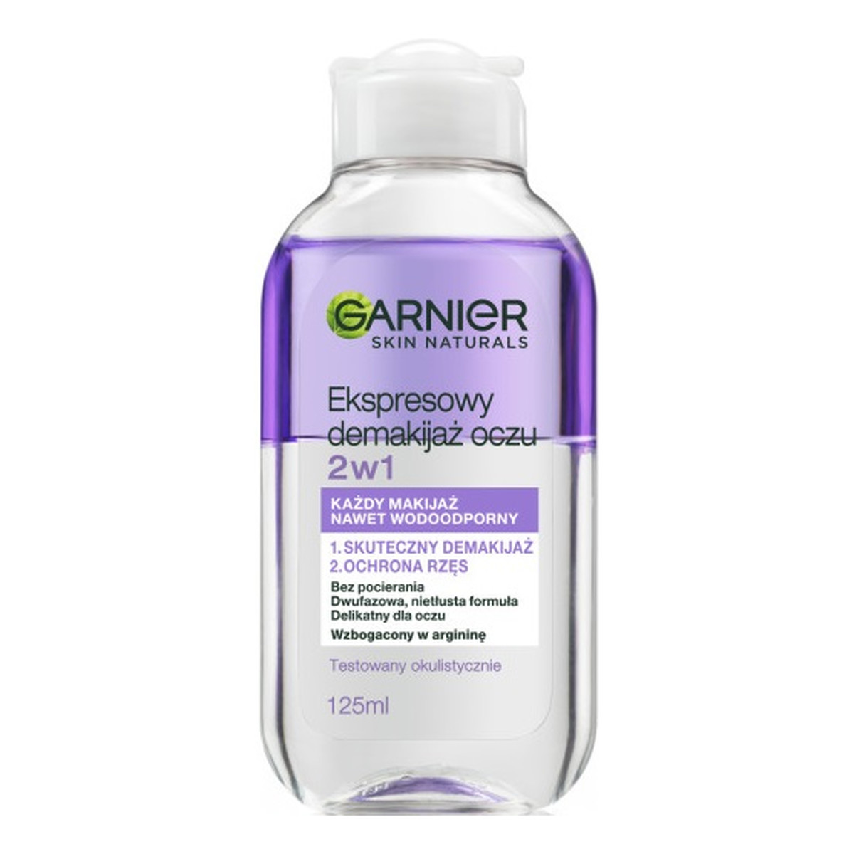 Garnier Skin Naturals Płyn do demakijażu oczu 2w1 125ml