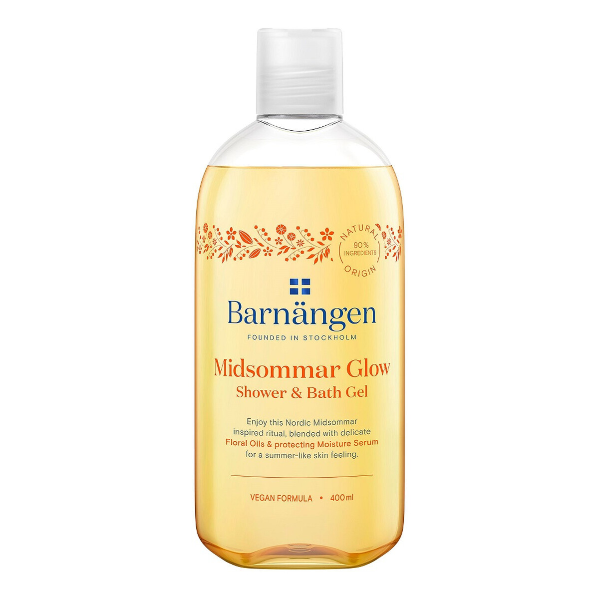 Barnangen Midsommar Glow Shower & Bath Gel - Nawilżający żel do kąpieli i pod prysznic 400ml