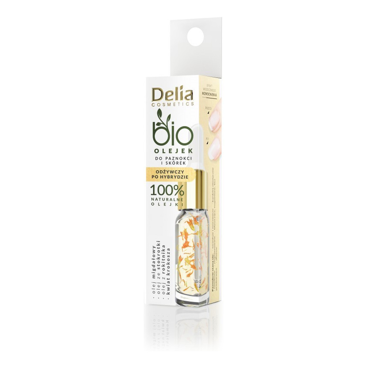 Delia Bio Olejek do paznokci i skórek odżywczy po hybrydzie 10ml