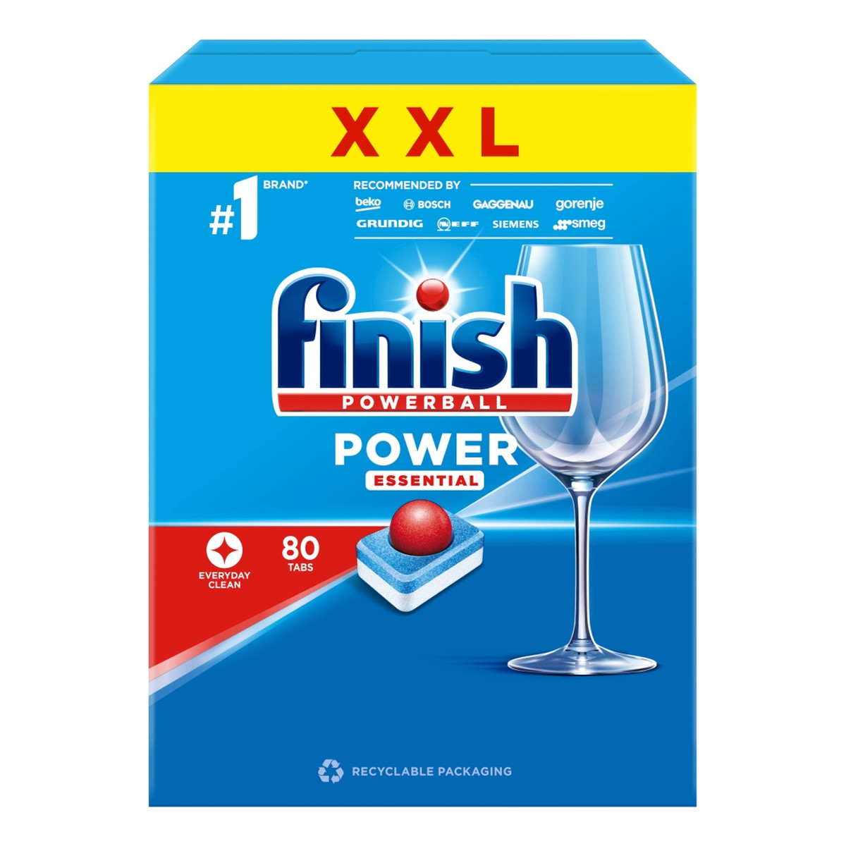 Finish Power essential tabletki do zmywarki 80szt