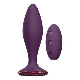 Glam strong anal vibe wibrujący korek analny z pilotem fioletowy