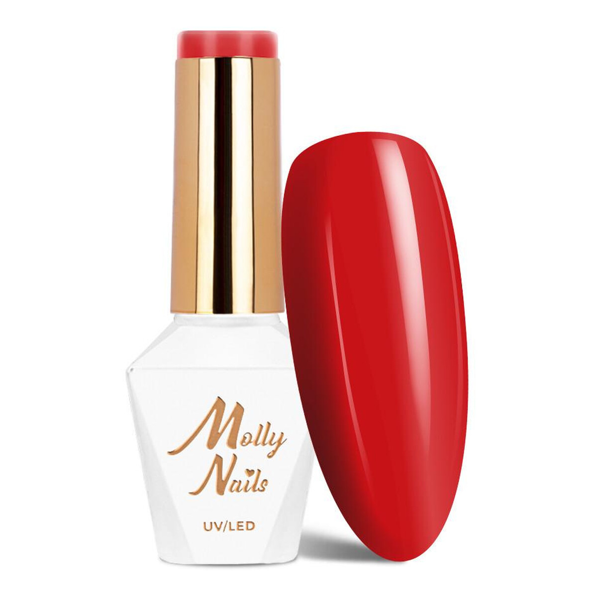 Molly Nails Hearts & Kisses Lakier hybrydowy do paznokci 8g