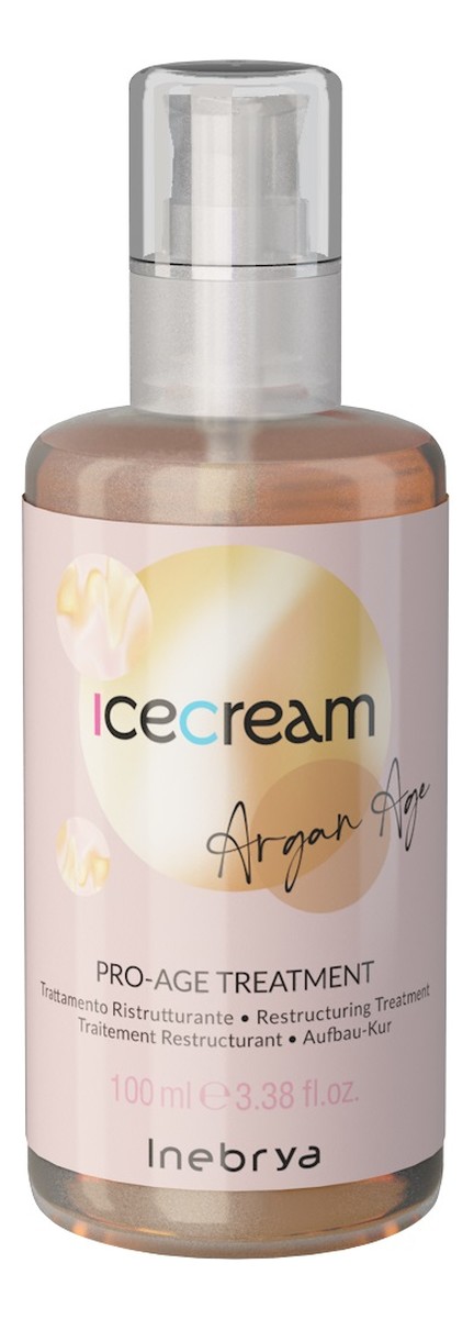 Ice cream argan age kuracja odbudowująca z olejkiem arganowym