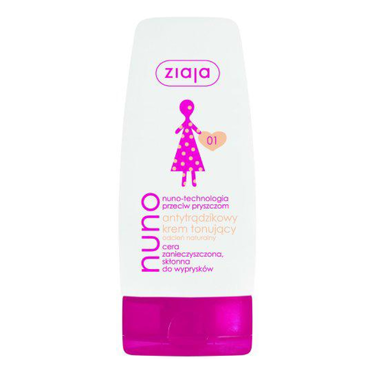 Ziaja Nuno Krem Antytrądzikowy Tonujący Naturalny 60ml