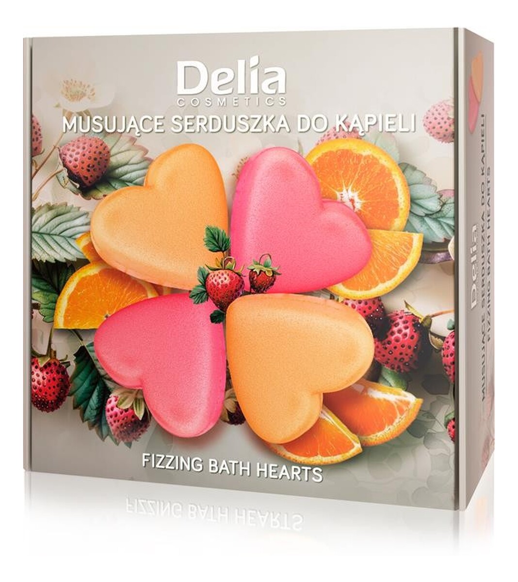 Musujące serduszka do kąpieli