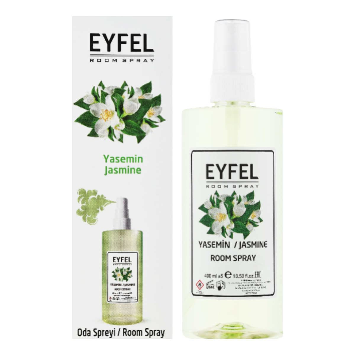 Eyfel Odświeżacz powietrza w sprayu Jasmine 400ml