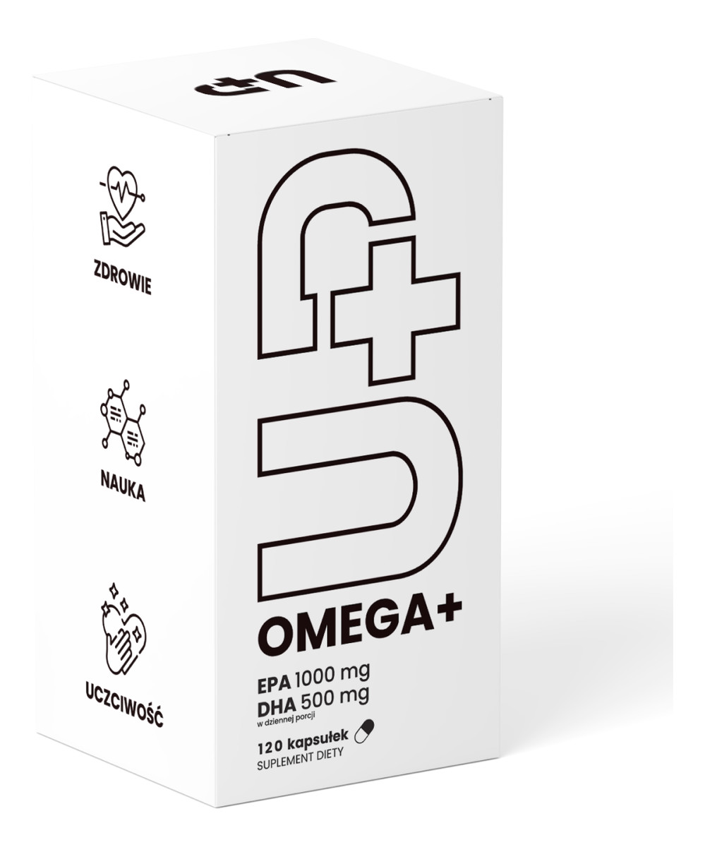 Omega+ suplement diety 120 kapsułek