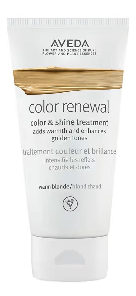 Color renewal color & shine treatment koloryzująca maska do włosów warm blonde