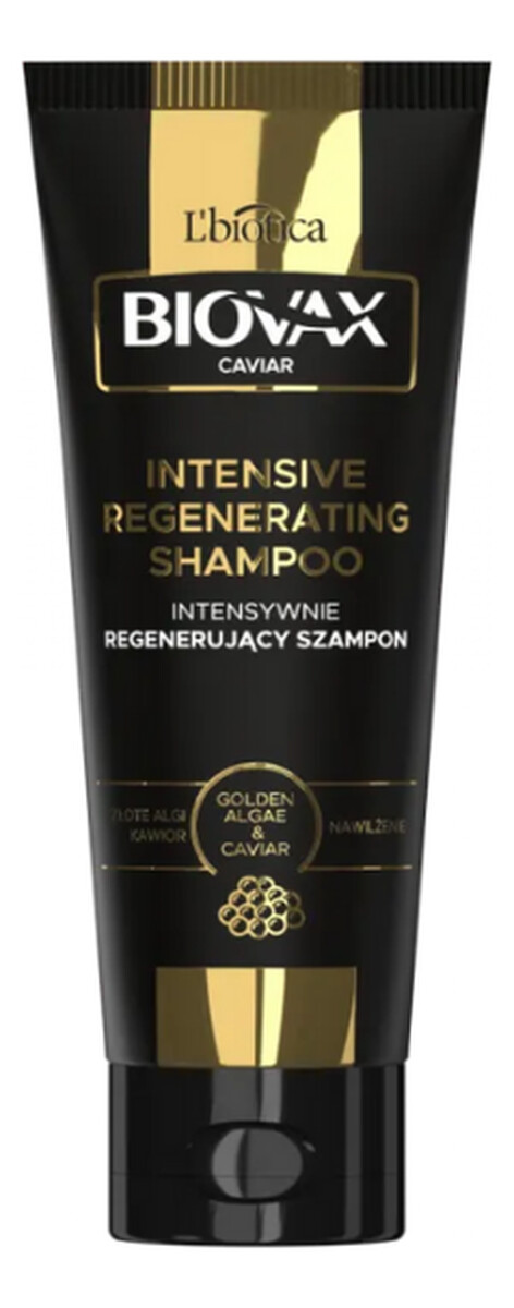 Szampon do włosów intensywnie regenerujący - Złote Algi & Kawior