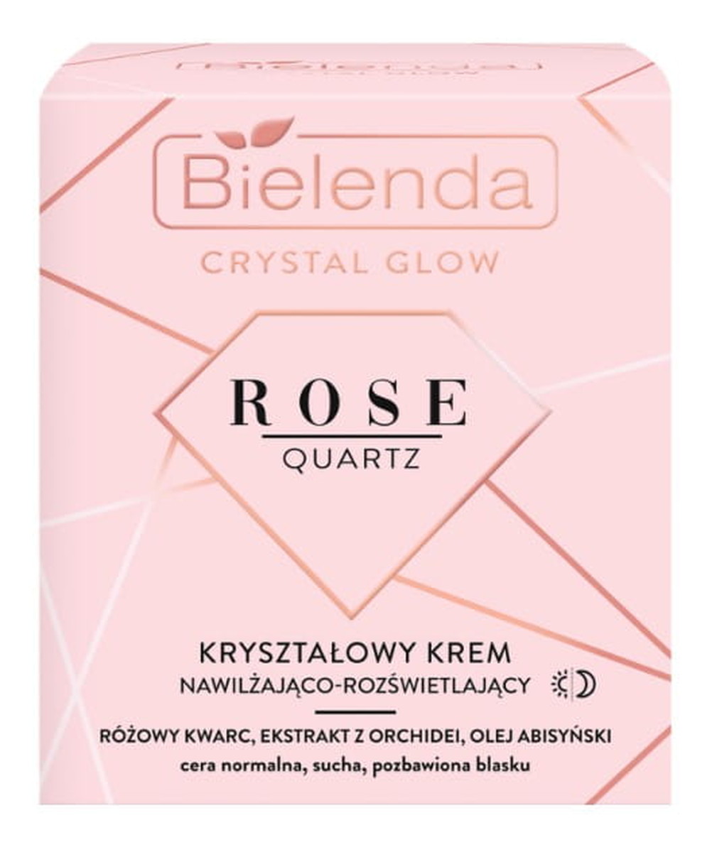Rose Quartz Kryształowy Krem nawilżająco - rozświetlający na dzień i noc