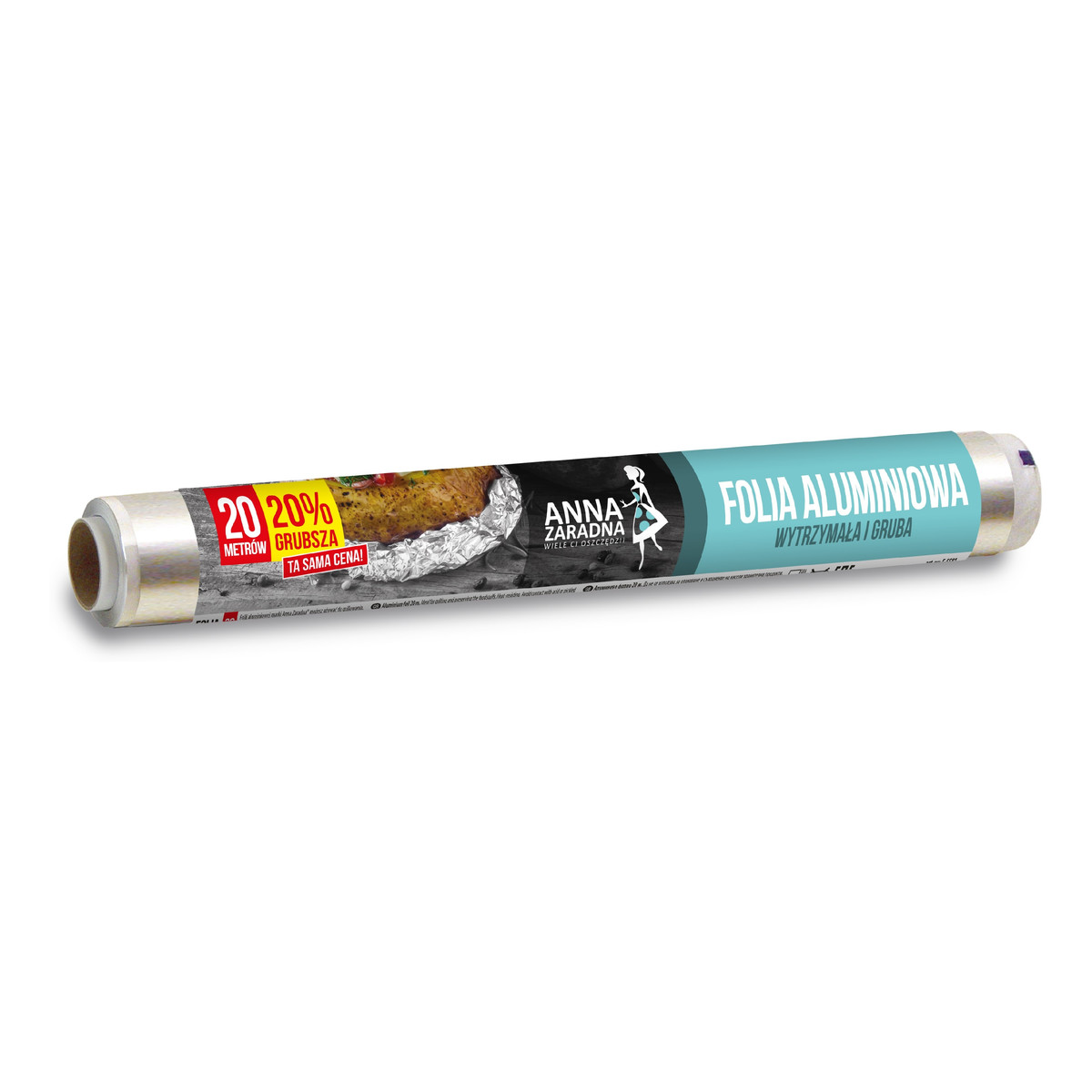 Anna Zaradna Folia aluminiowa 20% grubsza - 20m.