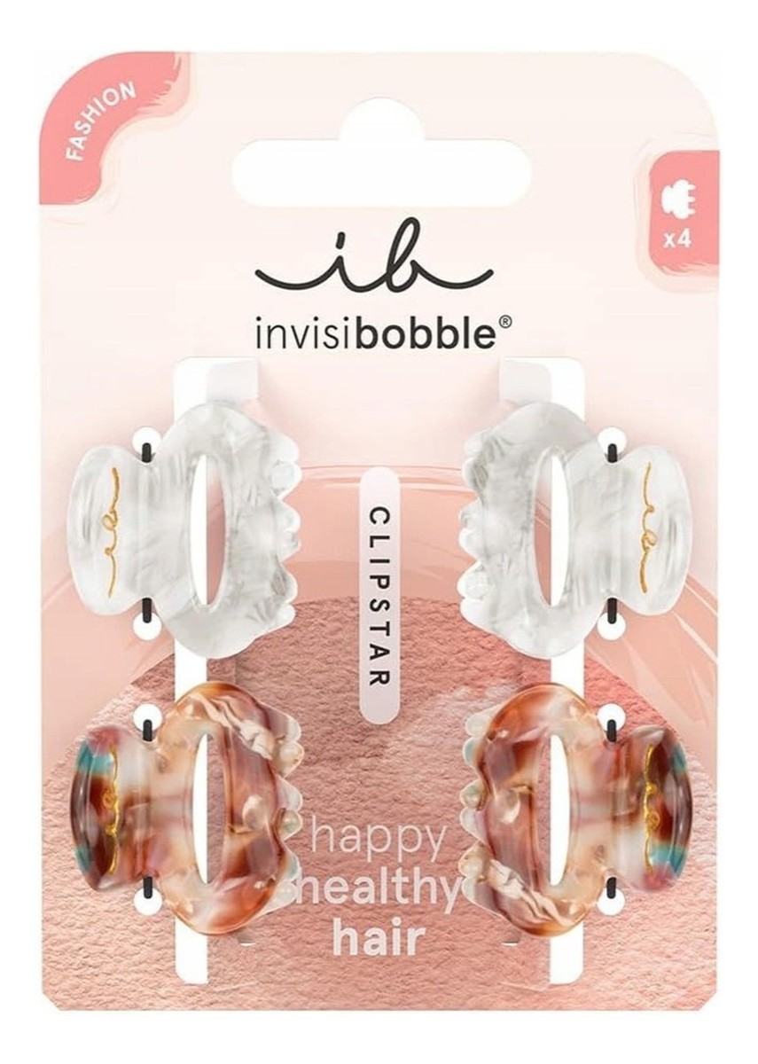 Fashion zestaw mini klamer do włosów Petit Bijoux 4szt.
