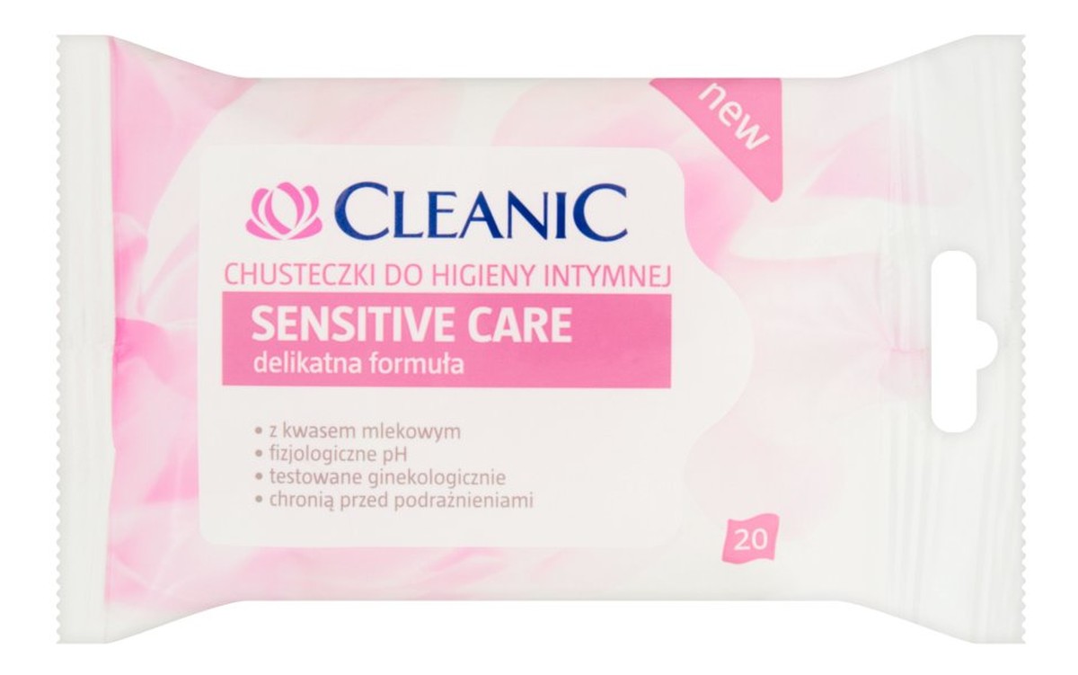 Sensitive Care Chusteczki do higieny intymnej 20szt