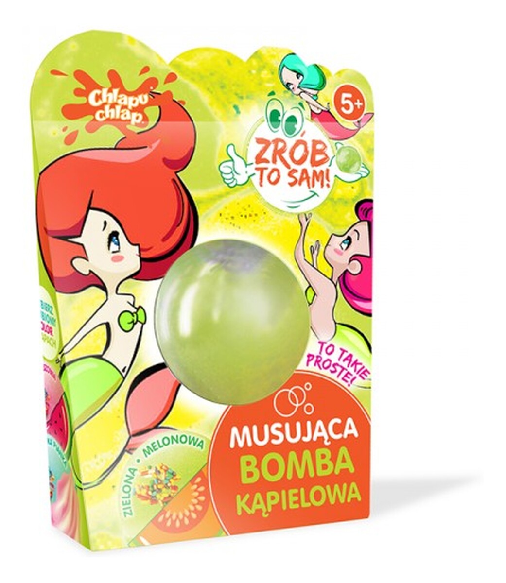 Zestaw DIY musująca bomba kąpielowa melon