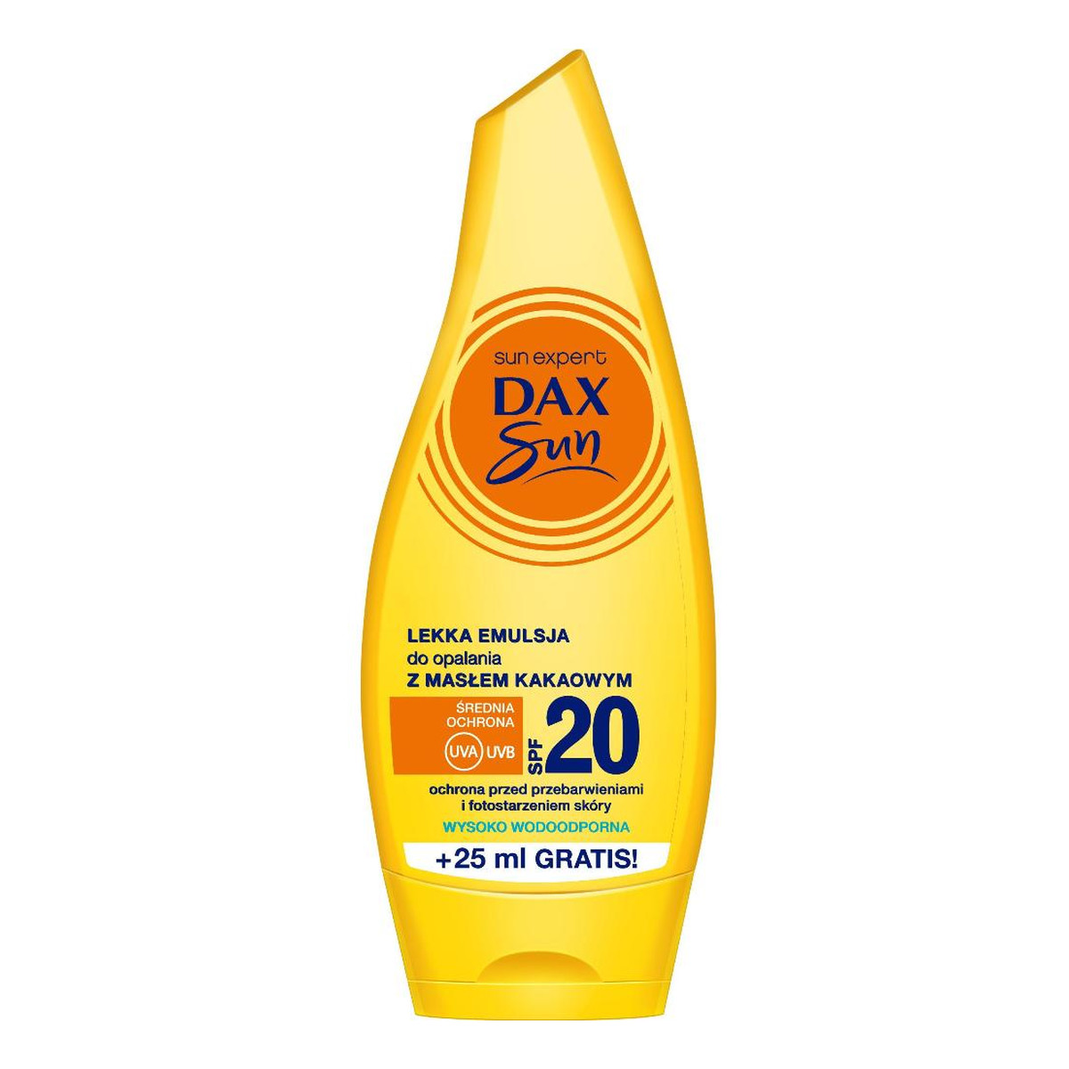 Dax Sun SPF20 lekka emulsja do opalania z masłem kakaowym 175ml