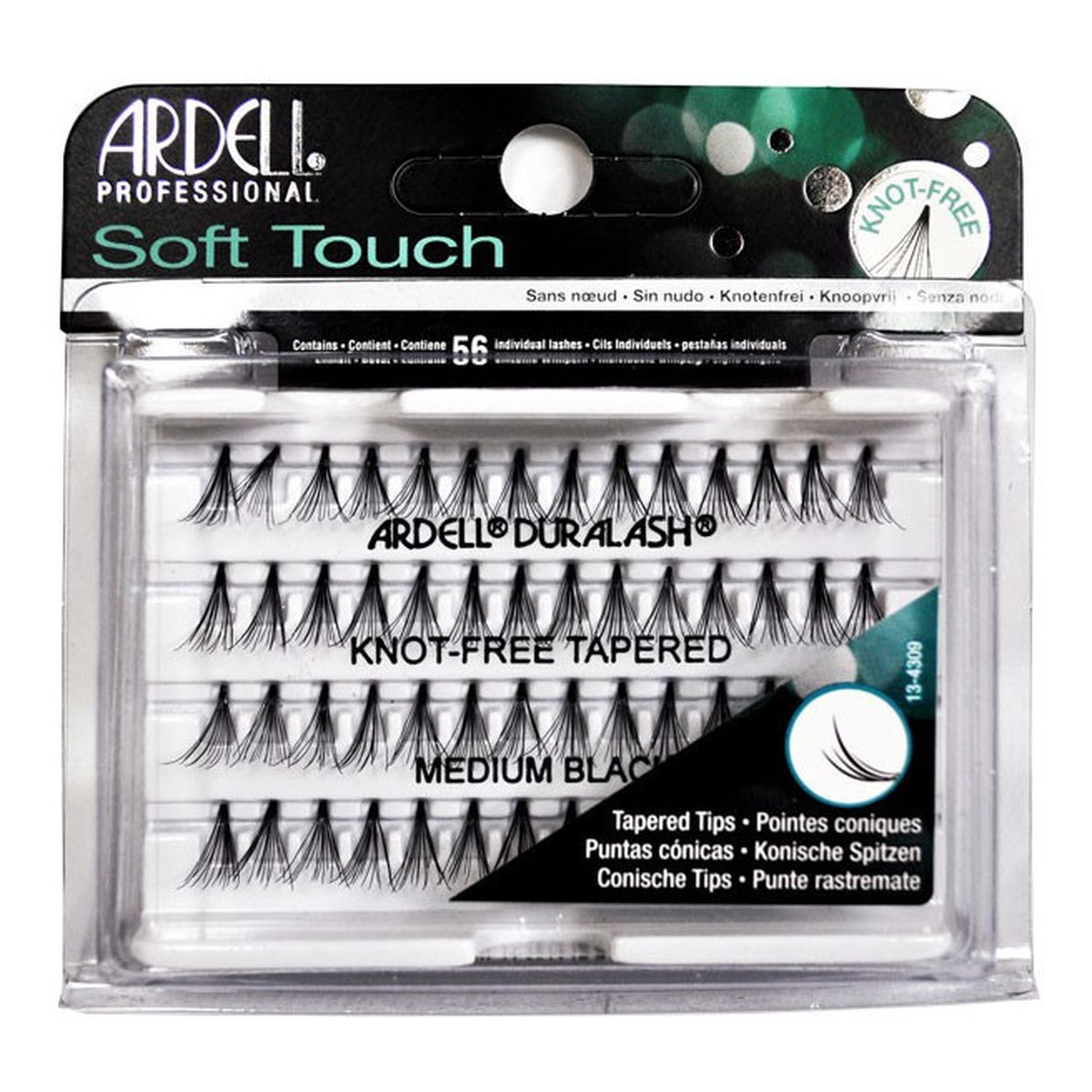 Ardell Soft Touch Kępki rzęs BEZ WĘZEŁKÓW ŚREDNIE