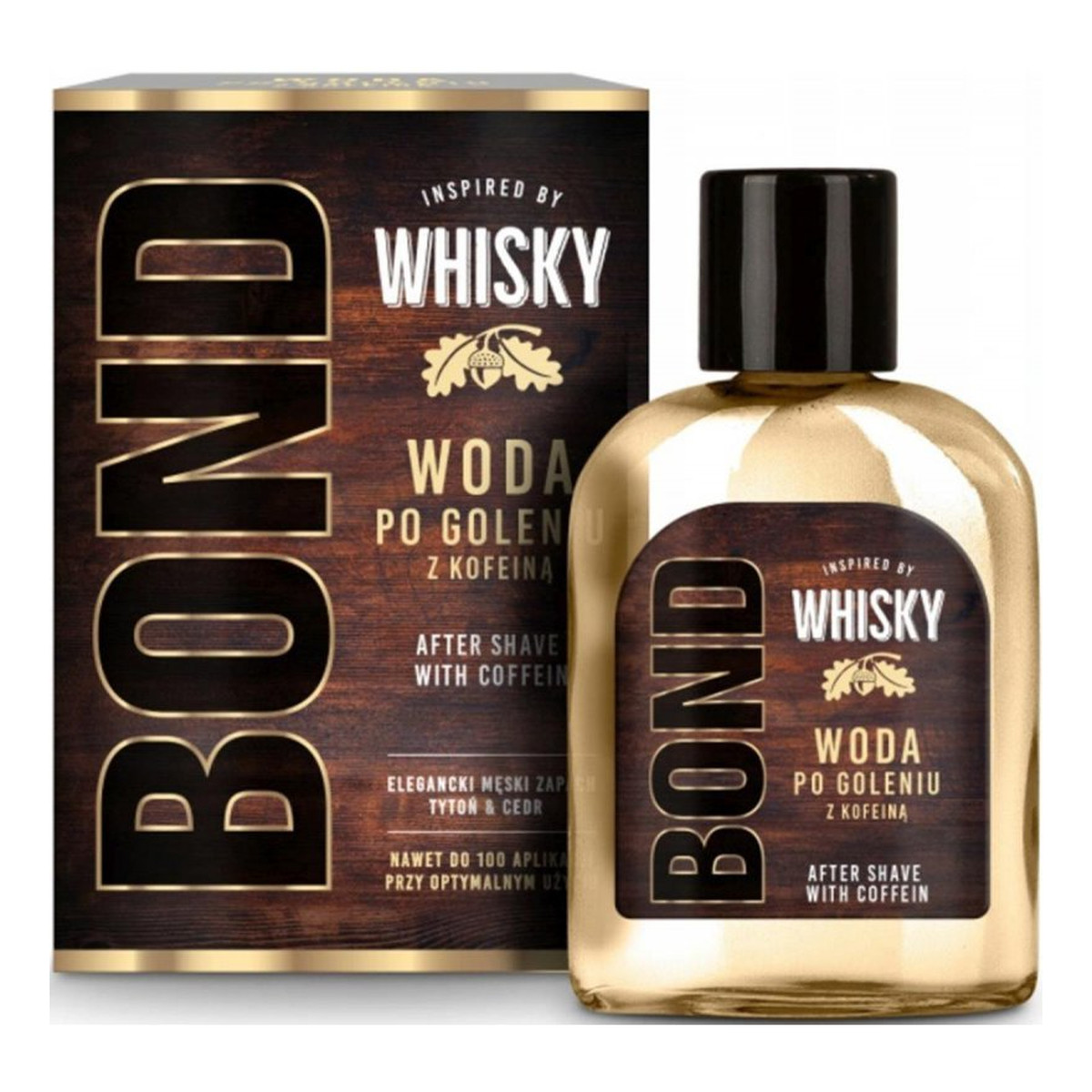 Bond Woda po goleniu z kofeiną Tytoń & Cedr 100ml
