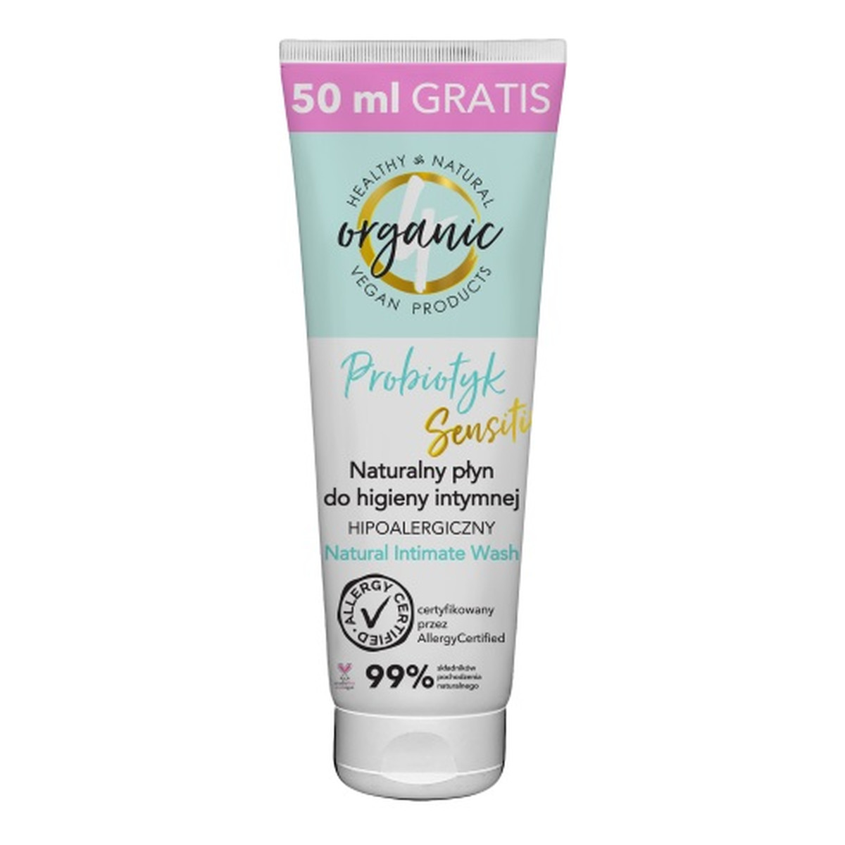 4organic Naturalny płyn do higieny intymnej probiotyk 250ml